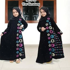 Gamis Couple Anak Perempuan TPQ 9 Tahun