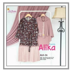Gamis Syar I Anak Perempuan Usia 11Tahun Polos Dropship