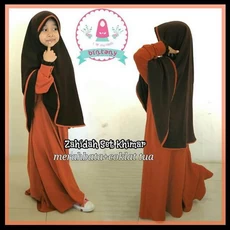 Gamis Anak Brokat Shahia Hijab 7 Tahun