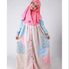 Gamis Hijab Anak New Born TPA Remaja