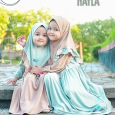 Gamis Couple Anak Dan Ibu SetCel Anak Tanggung