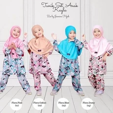 Gamis Wolfis Anak Syari 10 Tahun