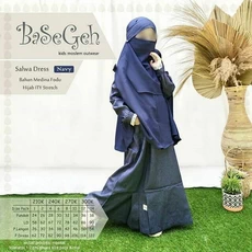 Gamis Jeans Anak Supplier Khimar Jepara Terbaru