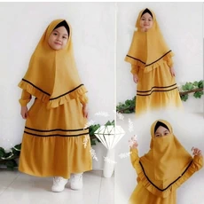 Gamis Daisy Pakaian Muslim Anak Niqab Reseller