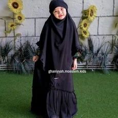 Gamis Anak Renda Niqab Promo