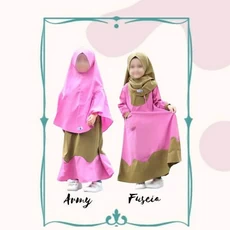 Gamis Syari Anak Polos Murah Reseller