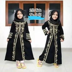 Gamis Anak Set Jersey Syari 13 Tahun