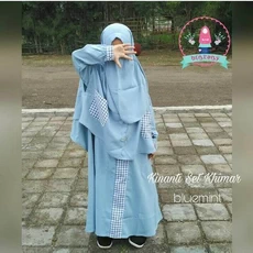 Gamis Katun Anak Perempuan 6 12 Lebaran Gratis Ongkir