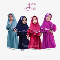Baju Cople Gamis Anak HIJAB store 9 Tahun
