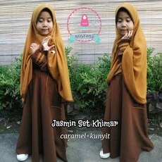 Gamis Katun Anak Perempuan 6 12 TPA 13 Tahun