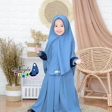 Gamis Pesta Couple Ibu Dan Anak Perempuan Syari Gratis Ongkir