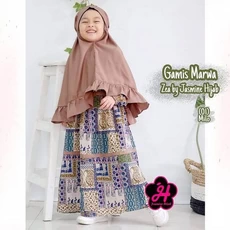 Gamis Satin Anak Cadar Terbaru 2023