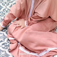 Model Baju Gamis Anak Niqab 6 Tahun