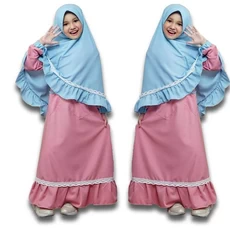 Gamis Anak 10 Thn Cewe Niqab 7 Tahun