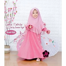 Gamis Anak Couple Cadar 13 Tahun