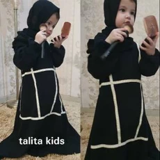 Gamis Anak Couple Syari 9 Tahun