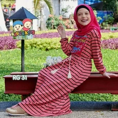 Gamis Anak Perempuan Syari TPQ Terbaru 2023