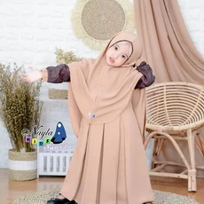Gamis Ethica Pakaian Muslim Anak Pakaian Muslim Anak Perempuan Niqab 5 Tahun