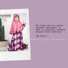 Gamis Anak Import Anak Perempuan 10Tahun Saudi Remaja