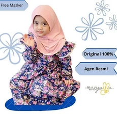 Baju Gamis Anak Katun Hijab Anak Gamis hijab 8 Tahun