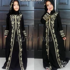 Baju Gamis Anak Perempuan Ori Naura Lucu Tanggung