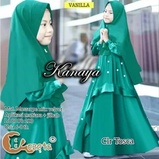 Gamis Syarii Anak Niqab 9 Tahun