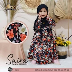 Gamis Anak Unicorn Dress Polos Tanggung