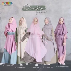 Gamis Anak Cirebon Seragam 7 Tahun