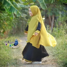 Gamis Anak Tosca Pakaian Muslim Anak Perempuan Lebaran Terbaru 2023