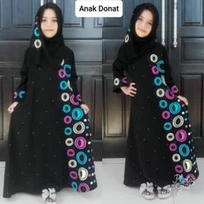 Baju Gamis Anak Kombinasi SD 13 Tahun