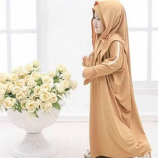 Gamis Syari Anak Usia 10 Brukat Supplier Khimar Jepara Reseller