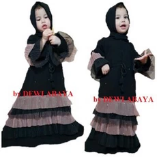 Gamis Anak Perempuan Katun Syari Terbaru