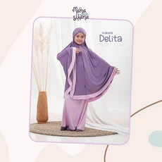 Gamis Anak Satin One Set Terbaru