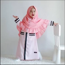 Gamis Anak Toyobo Fodu Premium Royal Lucu 7 Tahun