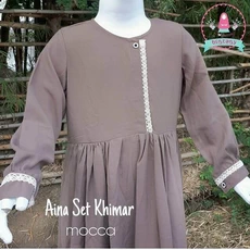 Gamis Anak Wollycrepe Premium Syari Anak Tanggung