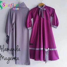 Gamis Anak Junior Pakupayung Modern 7 Tahun