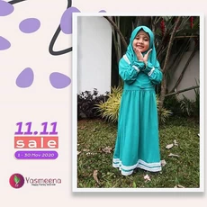 Gamis Anak Perempuan 5 Th Pakaian Muslim Anak Perempuan Supplier Khimar Jepara 6 Tahun