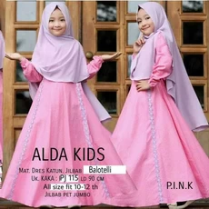 Gamis Anak Mouza Syari Lucu 8 Tahun