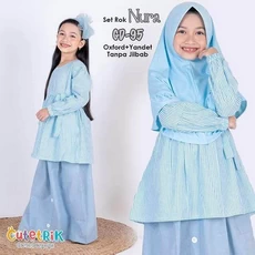 Gamis Anak Wolfish Supplier Khimar Jepara 12 Tahun