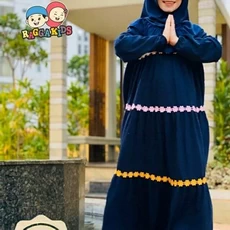 Gamis Manasik Haji Anak Polos Tanggung