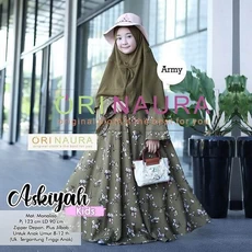 Gamis Anak Al Hauraa Niqab 7 Tahun