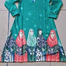 Gamis Anak Murah SetCel 6 Tahun