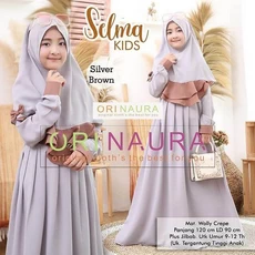 Gamis Anak Perempuan Katun SMP 11 Tahun