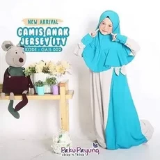 Gamis Pesta Anak Muslim TPA 10 Tahun