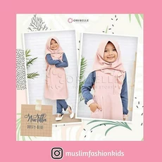 Gamis Syari Anak Perempuan One Set 11 Tahun