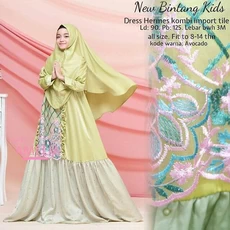 Gamis Couple Ibu Anak TPA 9 Tahun