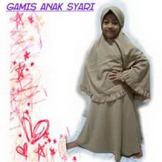 Model Gamis Anak Kombinasi Seragam 6 Tahun