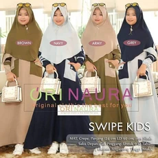 Set Gamis Anak Toyobo Niqab Reseller