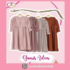 Baju Gamis Muslim Anak Niqab Promo