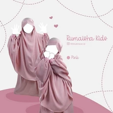 Gamis Anak Jilbab Lebar Niqab Reseller
